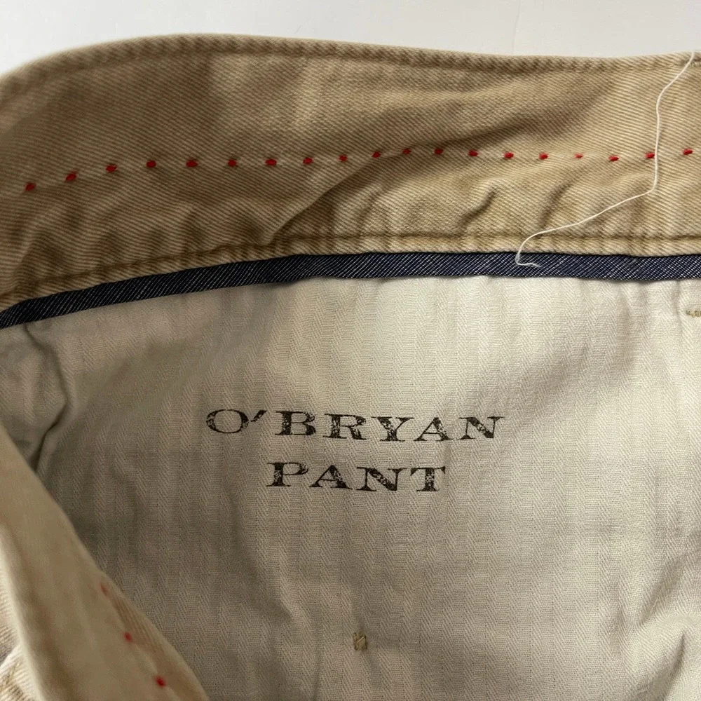 Duck Head O'Bryan Pant Mens 33x30 Beige Pima Cotton Chino Preppy Office Casual